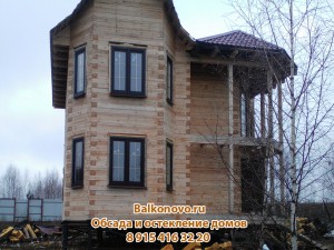 Остекление деревянного дома в Ступинском р-не, д.Петрово